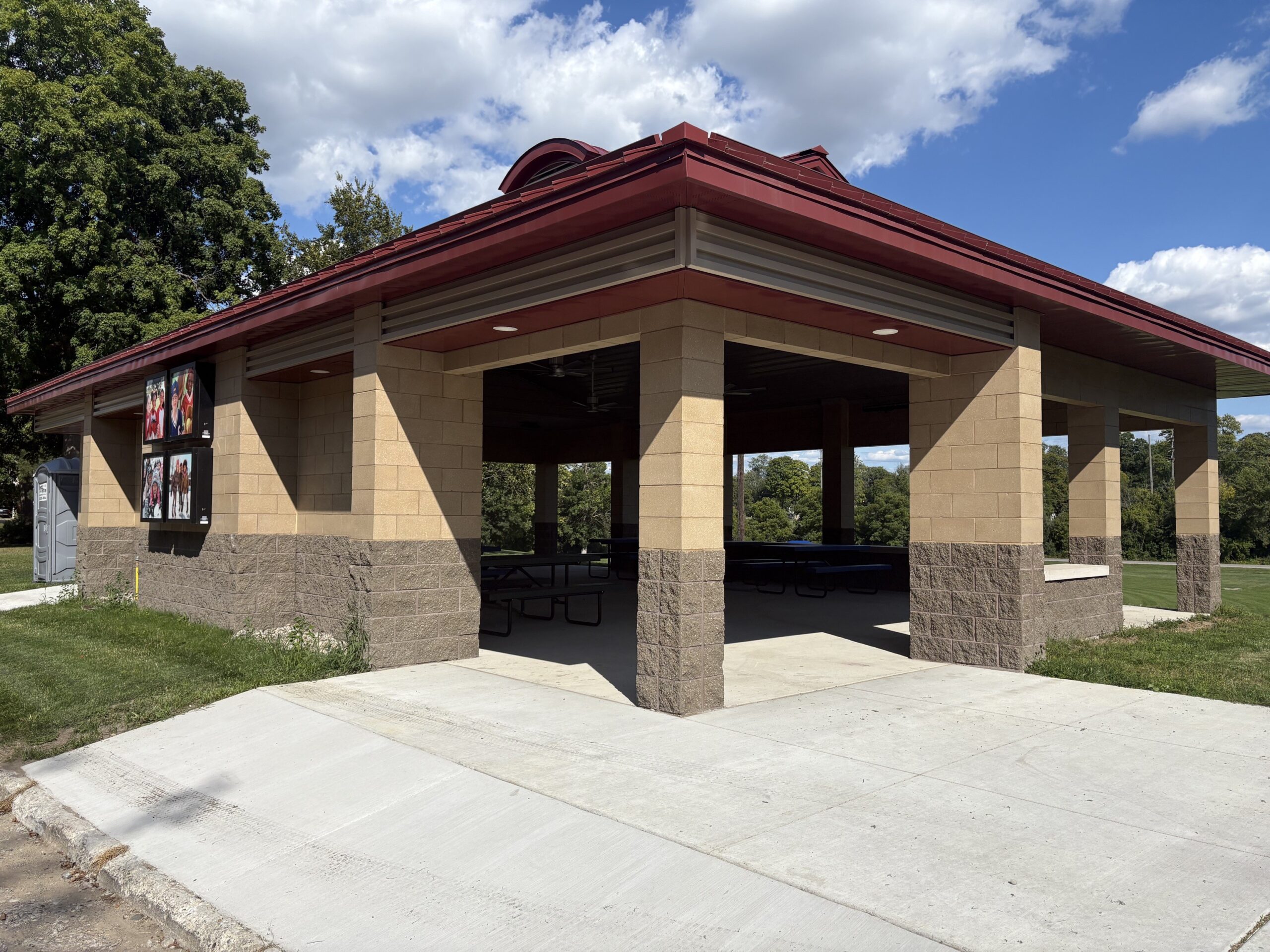 Commercial building exterior