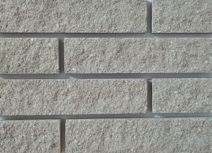 Village Stone split face veneer CMU sample board