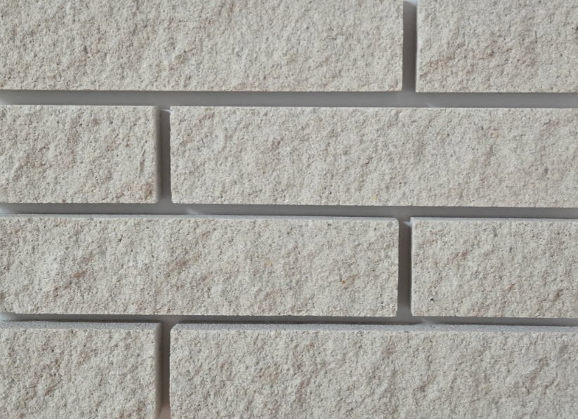 Village Stone split face veneer CMU sample board